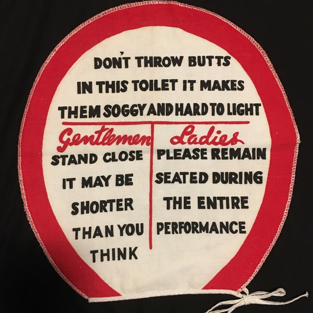 6/$20! Toilet Lid Cover